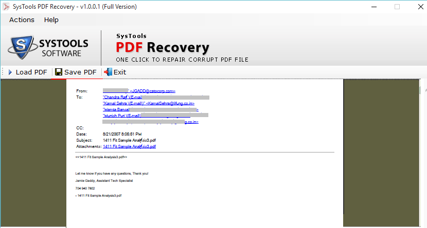 recover corrupted PDF